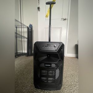 Just try to get stuff out of storage. It’s black and flashes colors while on